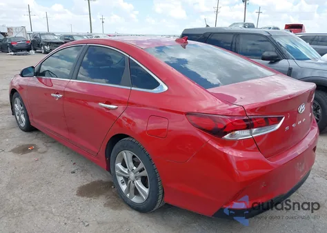 2018 Hyundai Sonata Sel from USA, damaged, VIN 5NPE34AF8JH662694